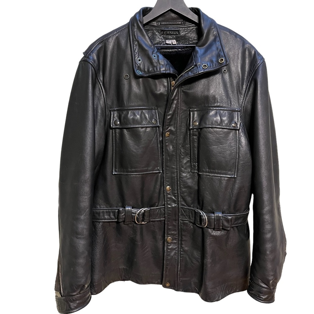 Vintage Fermin Motorcycle Jacket, Lined Heavy Leather